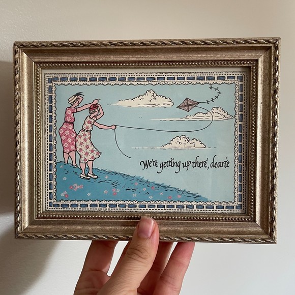 Adorable Punny Wall Art Glass Front Professionally Framed and Mounted Wall Art - Picture 8 of 10